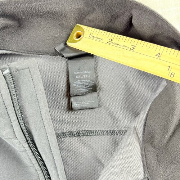 The North Face Jacket Men's XXL Flash Dry Full Zip Gray Softshell Activewear - Picture 4 of 12